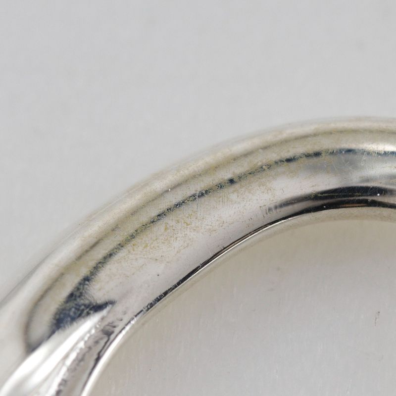 Tiffany & Co Open Heart Elsa Peretti 925 Silver Ladies 4.2g Necklace