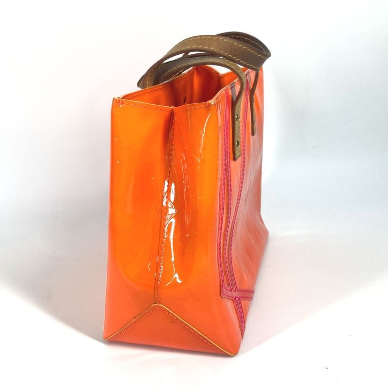 Louis Vuitton Tote Bag Reed PM M91905 Monogram Vernis Orange