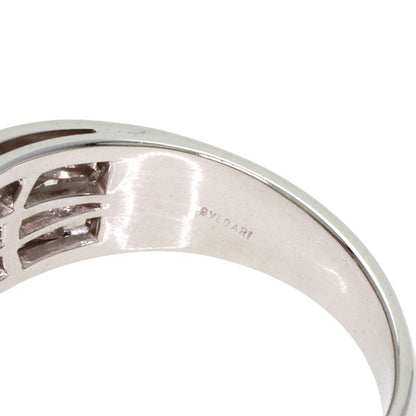 Bvlgari Bulgari Pink Sapphire Pavé Diamond Ring And Ring 18K White Gold Ladies