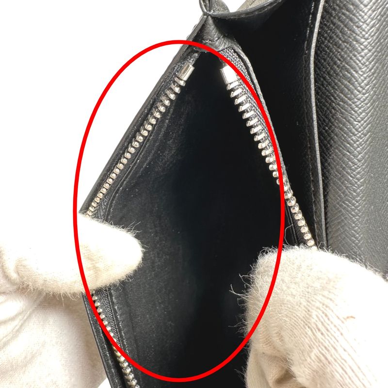 Louis Vuitton M30501 Taiga Portefeuille Blazer Long Wallet Louis Vuitton Black