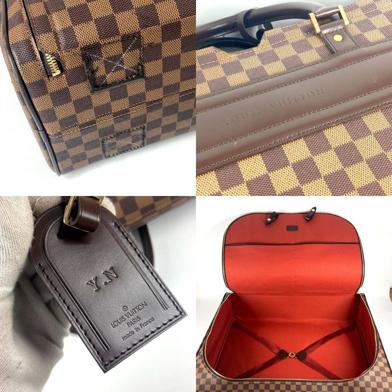 Louis Vuitton Boston Bag Nolita GM N41451 Damier Canvas Ebène Brown