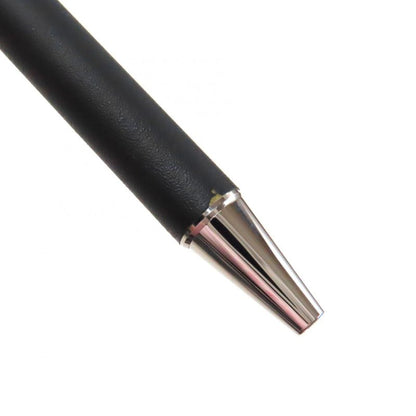 Cartier Santos Twist Ballpoint Pen Matte Black Silver With Box And Case Made