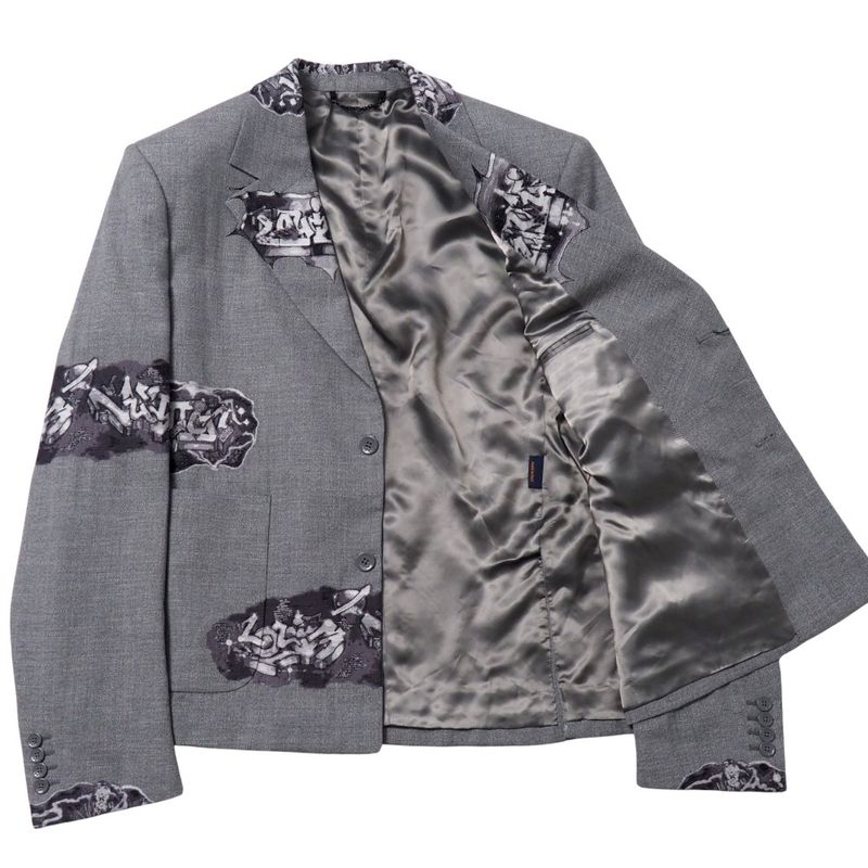 2022awLouis Vuitton LV Graffiti Summary Jacket Tailored Jacket Size 54