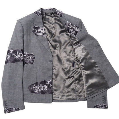 2022awLouis Vuitton LV Graffiti Summary Jacket Tailored Jacket Size 54