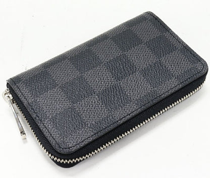 Louis Vuitton Coin Case Damier Graphite Zippy Coin Purse N63076