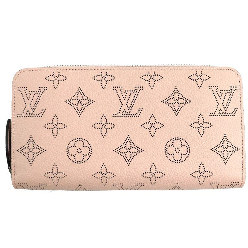 Louis Vuitton M61868 Mahina Monogram Zippy Wallet Long Wallet Magnolia Storage