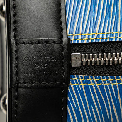 Louis Vuitton Epi Denim Alma BB Handbag Shoulder Bag 2WAY M41437 Blue Black