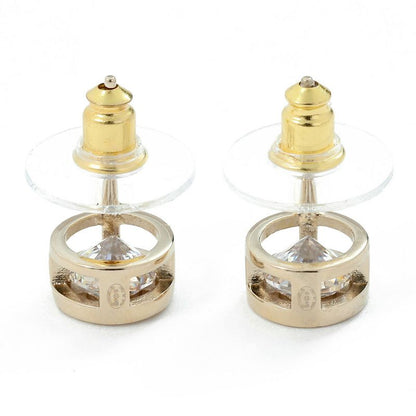 Chanel Earrings Round Earrings Gold