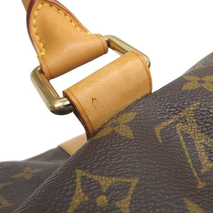Louis Vuitton Boston Bag Carryall Monogram Canvas Monogram Gold Hardware Brown