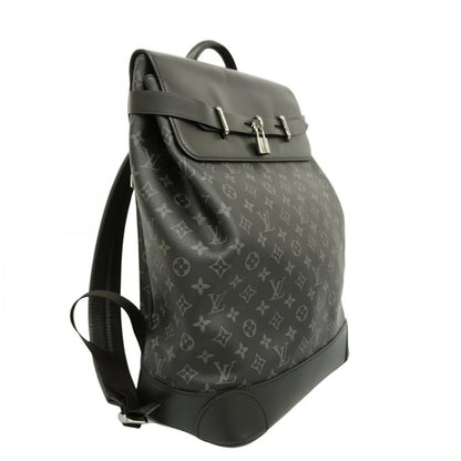 Louis Vuitton Monogram Eclipse Steamer Backpack M44052 Black Men's