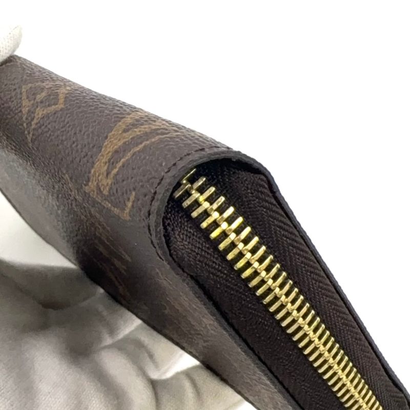 Louis Vuitton Zippy Wallet Monogram Fuchsia PVC Pink Purple And Brown Round