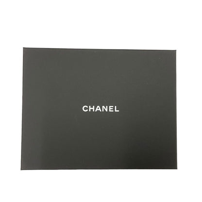 Chanel Card Case Card Holder Pass Case White Silver Coco Mark Charm Matelasse