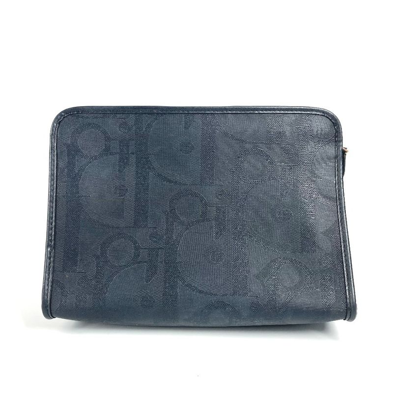 DIOR Second Bag Logo Pvc/leather Navy