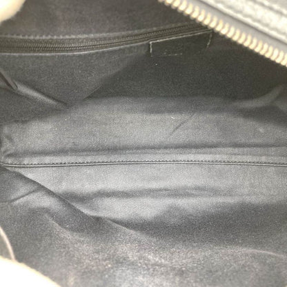 Gucci 113009 Handbag Black GG Canvas/leather Ladies Men Fashion Branded High