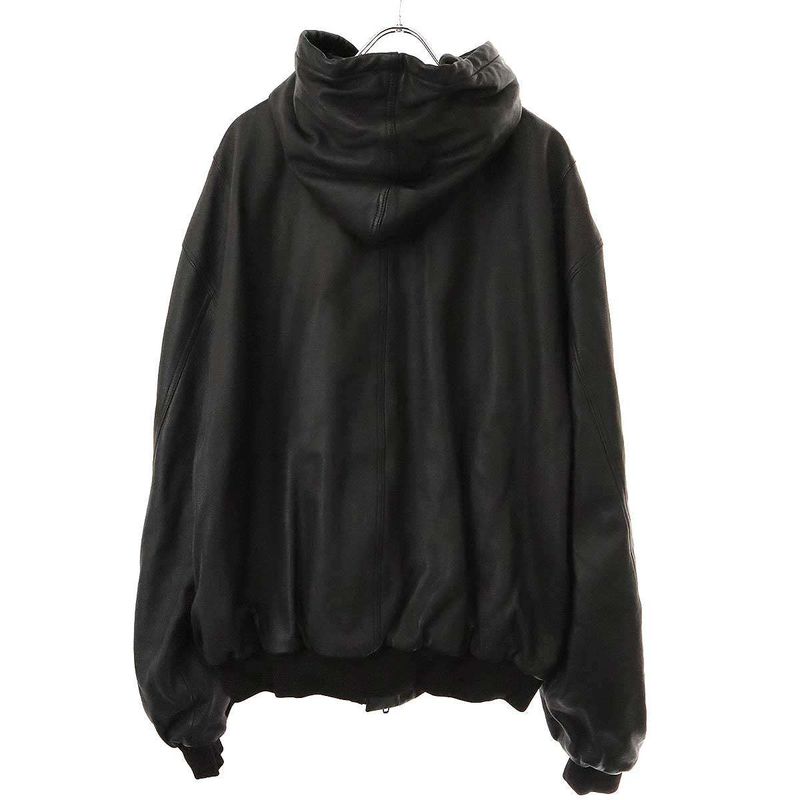 Balenciaga 22aw Taxi Blouson Taxi Leather Blouson 719225 Tls01 Brown 46