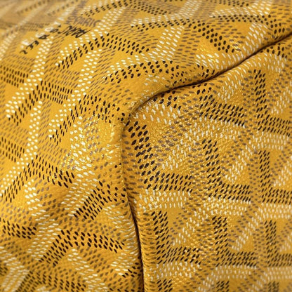 Goyard Saint Louis GM Yellow Leather Tote Bag