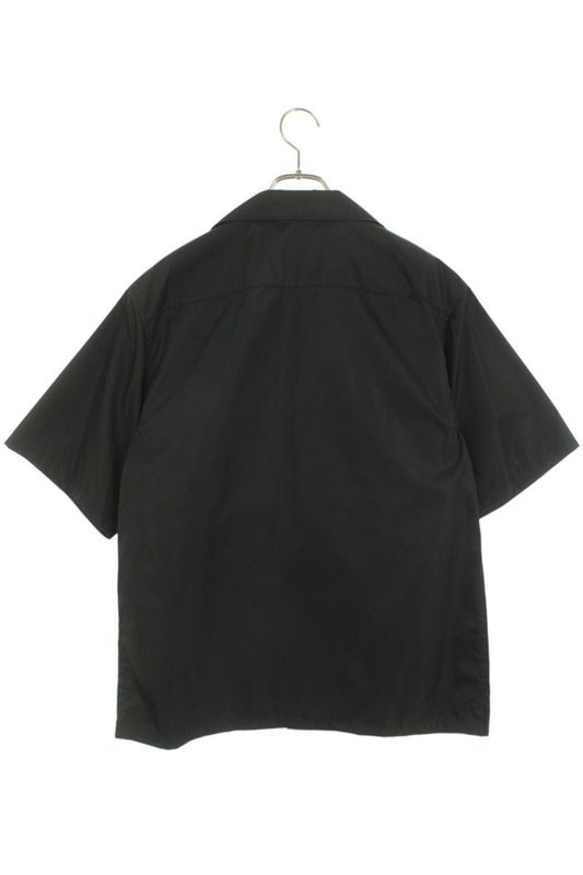 Prada 24SS Sc768 S000 1WQ8 Re-nylon Triangle Plate Multi Pocket Short Sleeve