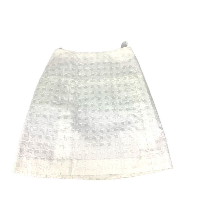 Louis Vuitton Skirt Monogram Logo Cotton White