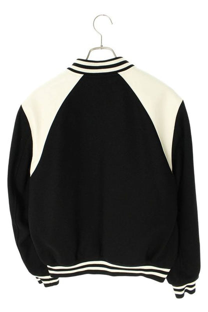 Celine 2v39v896c Leather Yoke Switch Classic Teddy Blouson Men's 48