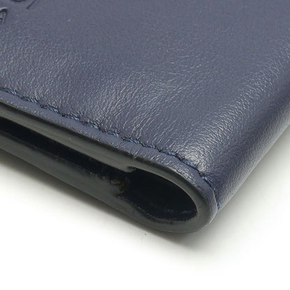 Fendi Monster Bug's Eye Card Case Navy And White