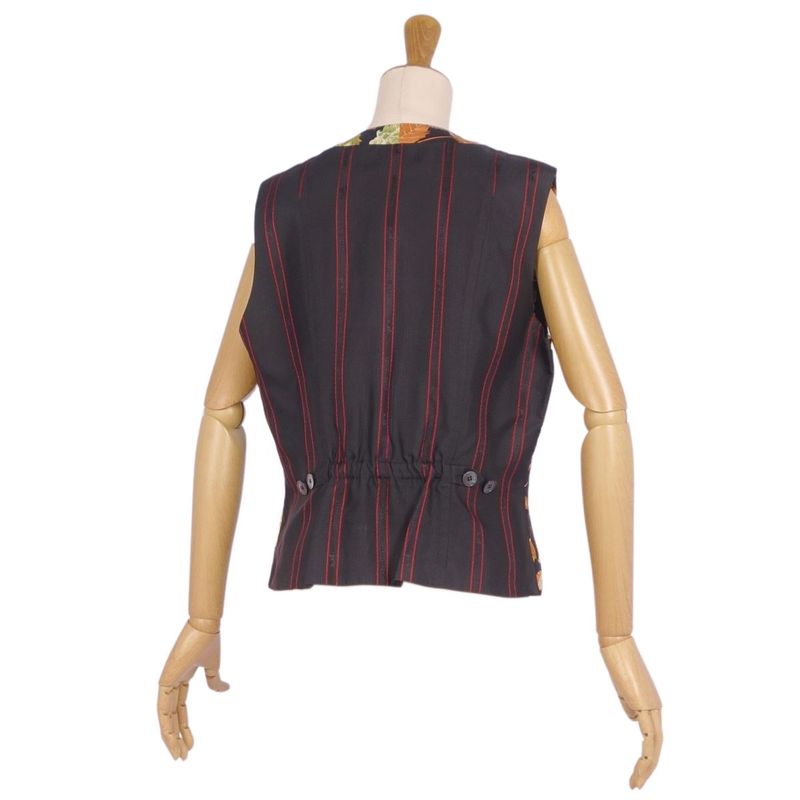 Hermes Vest Margiela Period Gilet All-over Silk Top