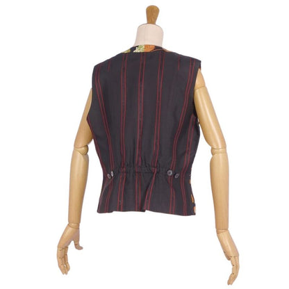 Hermes Vest Margiela Period Gilet All-over Silk Top