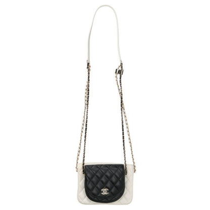 Chanel Lambskin Crossbody Chain Shoulder Bag Women