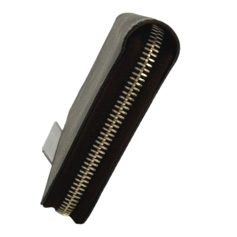 Louis Vuitton M41895 Monogram Round Zipper Fuchsia Long Wallet Louis Vuitton