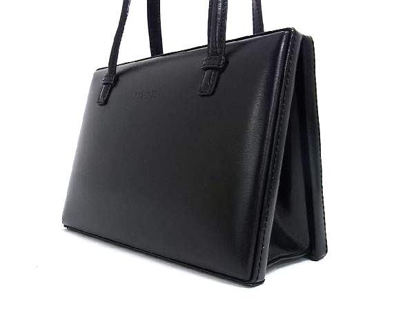 Loewe Leather Tote Handbag Mini Bag Ladies Black Ax1084