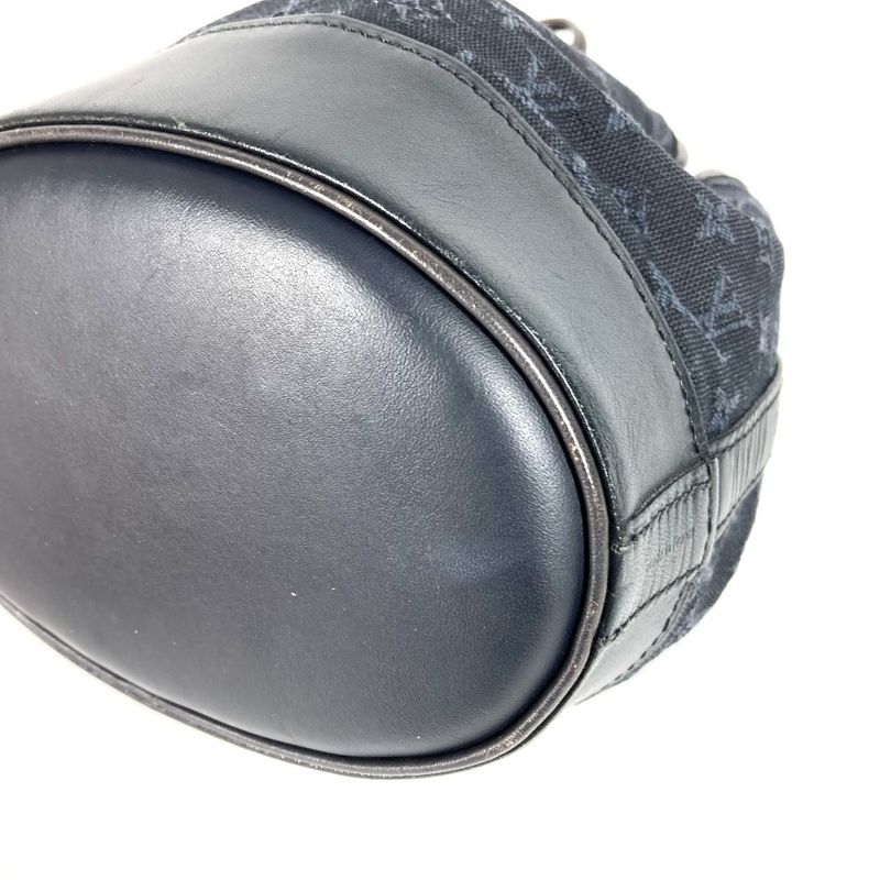 Louis Vuitton Shoulder Bag Noely M92687 Monogram Mini Canvas Navy