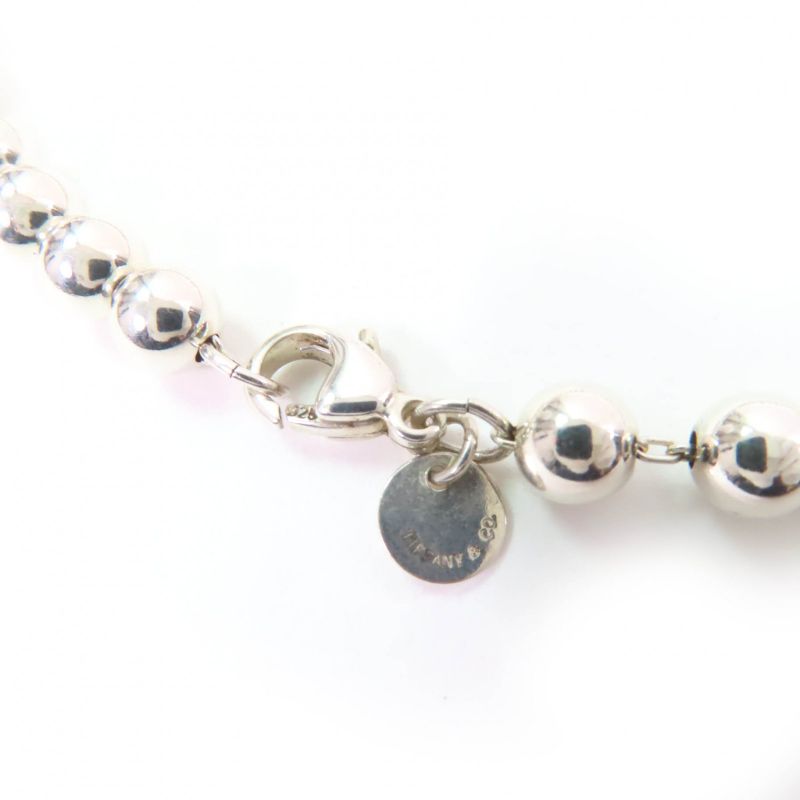 Tiffany & Co Hardware Graduated Ball Necklace 925 Accessories