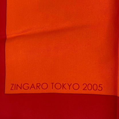 Hermes Scarf Silk Zingaro Tokyo 2005 Zingaro Tokyo 2005 Orange