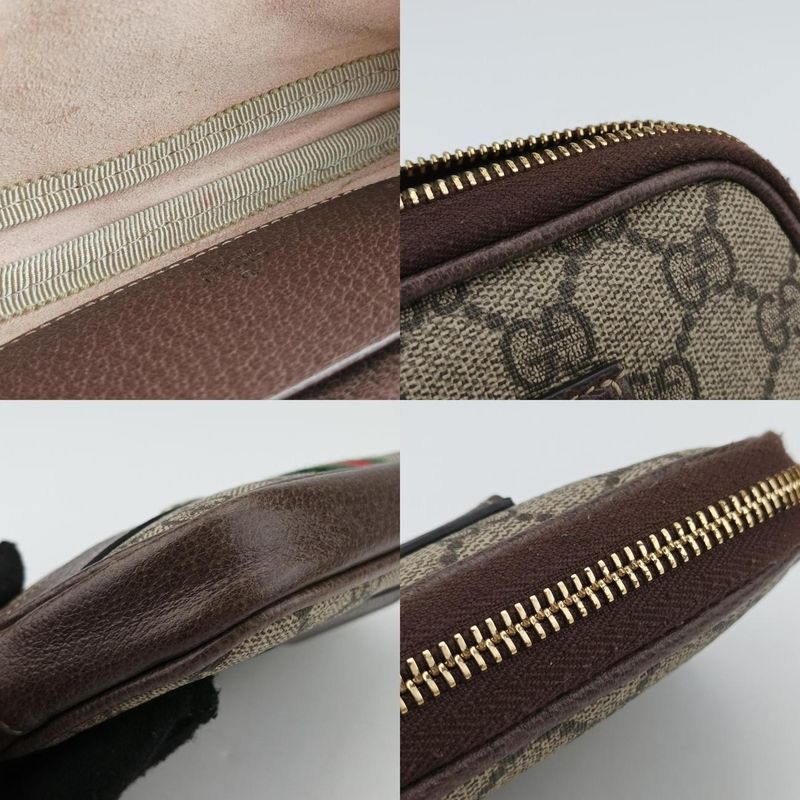 Gucci Ophidia Brown And Multicolor PVC Coated Canvas And Leather 519308