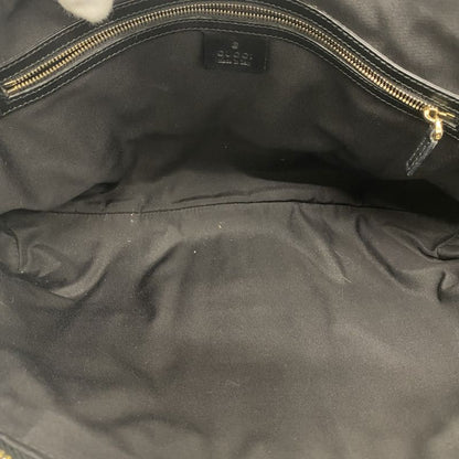 Gucci Handbag GG Canvas/sherry Line 114887 Canvas Black Gold Hardware Women