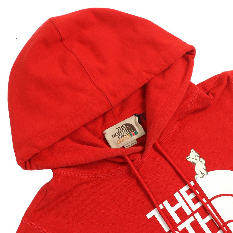 Gucci×the North FACE Gucci×the North Face 663243 100% Cotton Logo Print