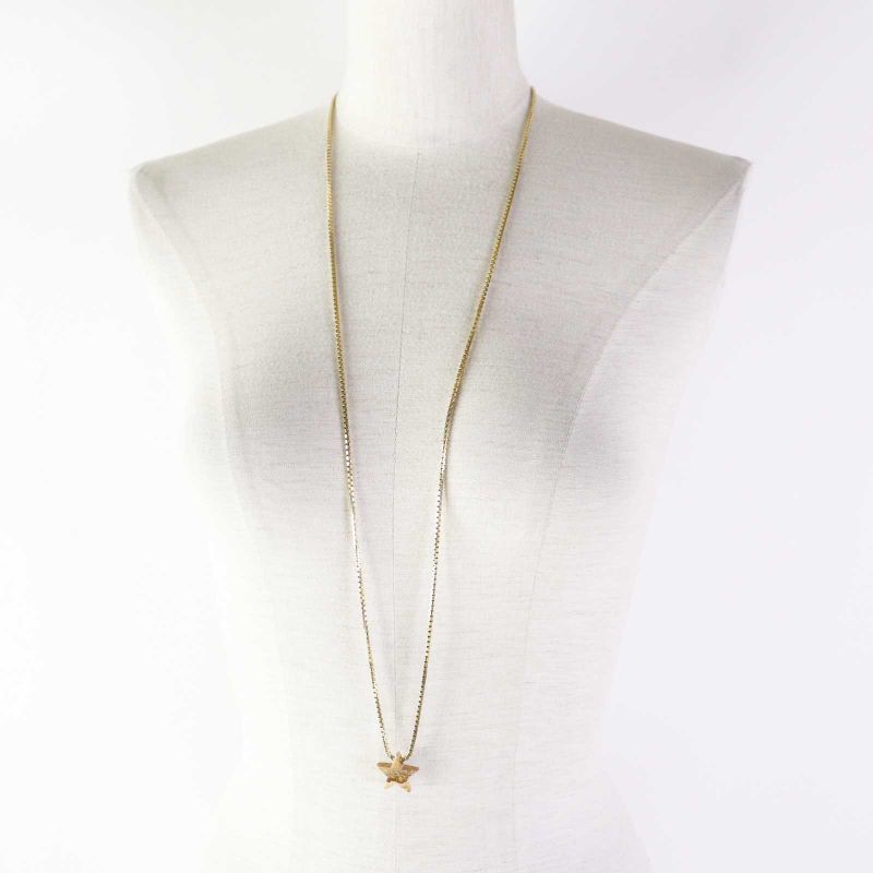 Bottega Veneta Ag925 Star Motif Necklace Brownish