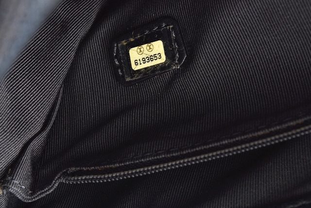 Chanel Shoulder Bag Tote Bag A4 Chanel Coco Mark Caviar Skin Black Preowned