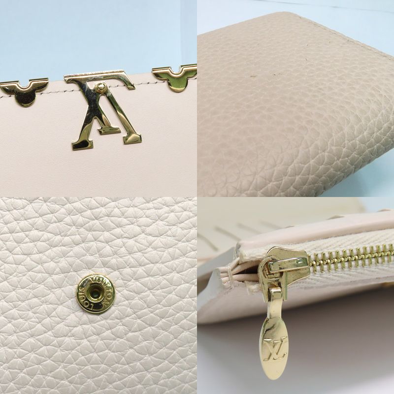 Louis Vuitton Portefeuille Capucines Compact M11363 Flower-lv Quartz