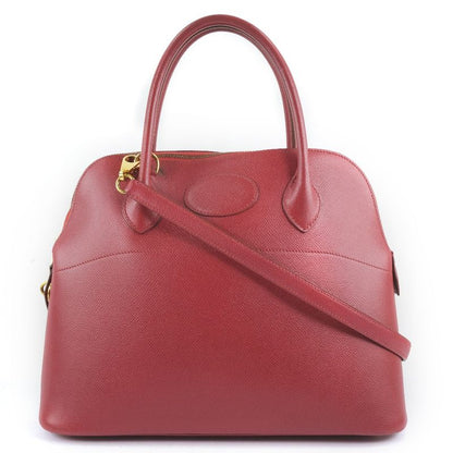 Hermes Bolide 31 Courchevel Red 0Y Ladies Handbag