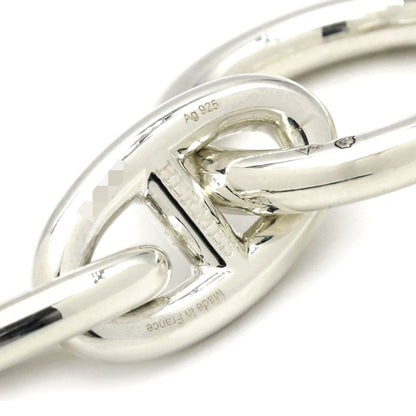 Hermes Bracelet Chaine D'ancre GM Silver 925 Silver 12 Frames Star Ring Silver