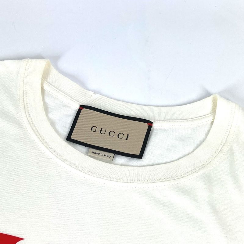 Gucci Short Sleeve T-shirt With Bananya Character 615044 Cotton White