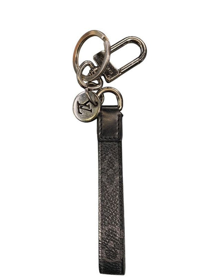 1594 Louis Vuitton M61950 Cx1108 Porte Cles Dragonne Key Holder Black Accessorie