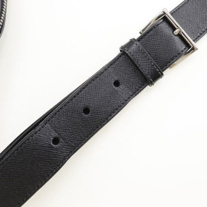 Prada Messenger Bag Saffiano NERO Black Men's Shoulder Bag