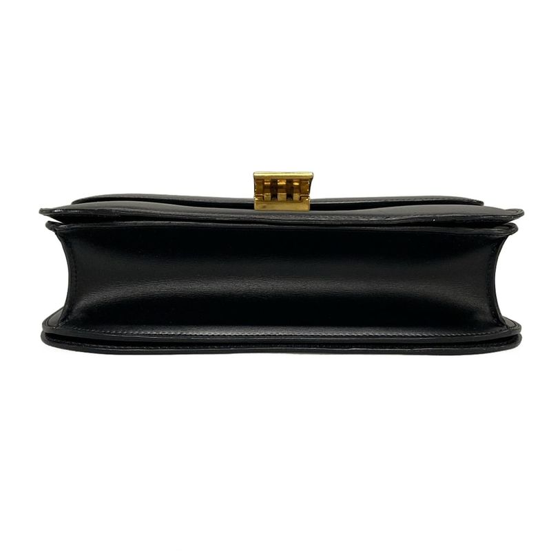 Celine Shoulder Bag Classic Medium Black