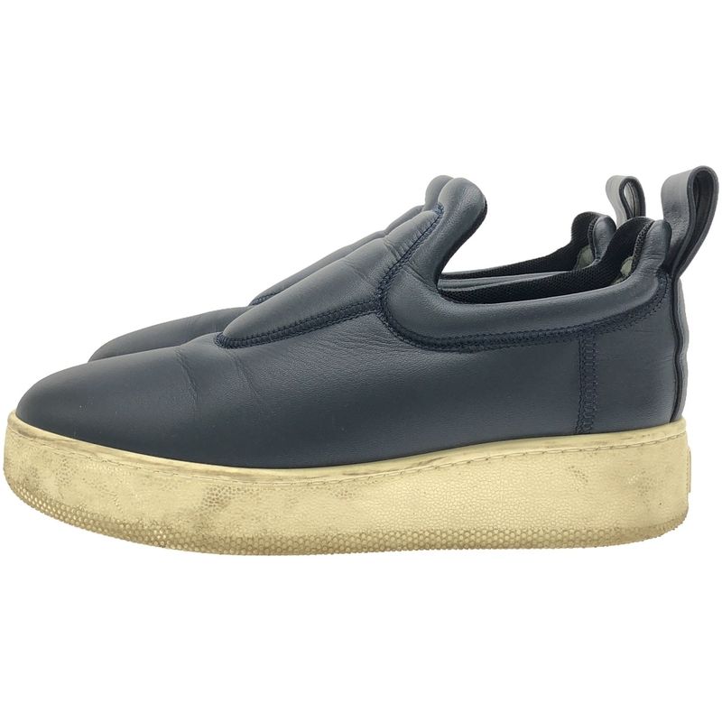 Celine by Phoebe Philo Pull on Slip-on Sneakers Navy 35
