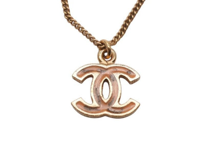 Chanel CC Logo Necklace 05 42 Gold Metal — view 2