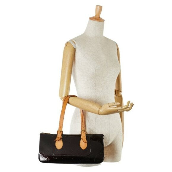 Authentic Louis Vuitton Vernis Rosewood Avenue Bag Monogram Tote Amarante