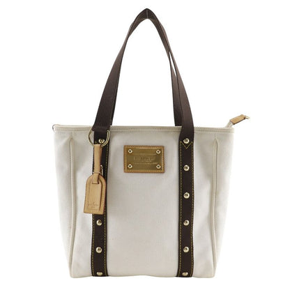 Louis Vuitton Cabas MM Antigua M40036 Canvas Ecru White/brown Sp1005 Unisex