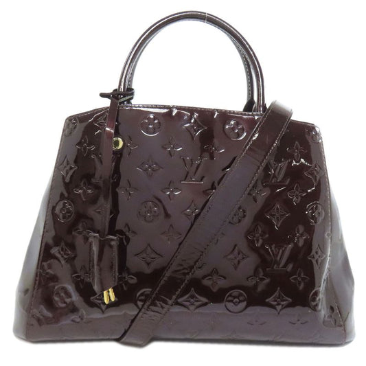 Louis Vuitton M50400 Montaigne MM Handbag Vernis Women
