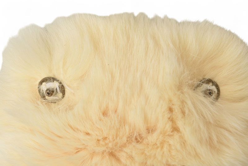 Chanel Bangle Lapin Rabbit Fur Chanel Coco Mark Fur Cufflinks Bracelet Wristband